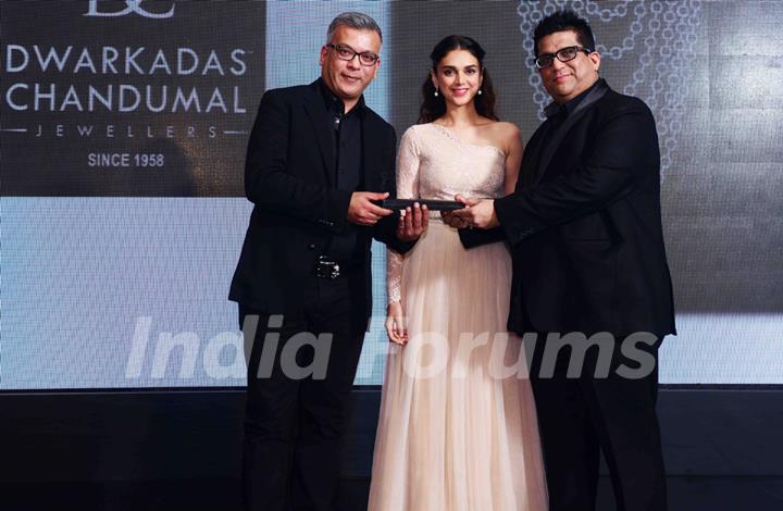 Aditi Rao Hydari at Launch of Hello Magazine's 'Iconic Jewels of India'