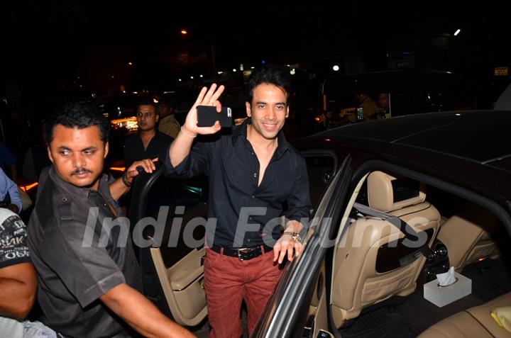 Tusshar Kapoor Snapped Post Dinner Party