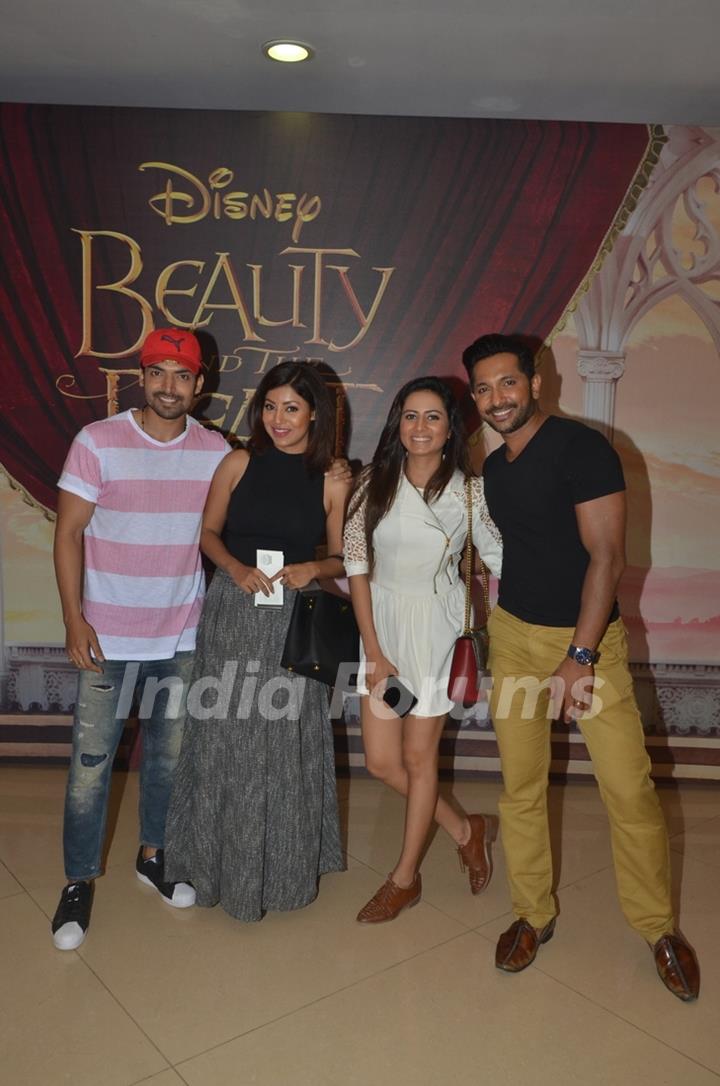Gurmeet Choudhary, Debina Bonnerjee Choudhary and Terence Lewis at Special Screening of 'Beauty and