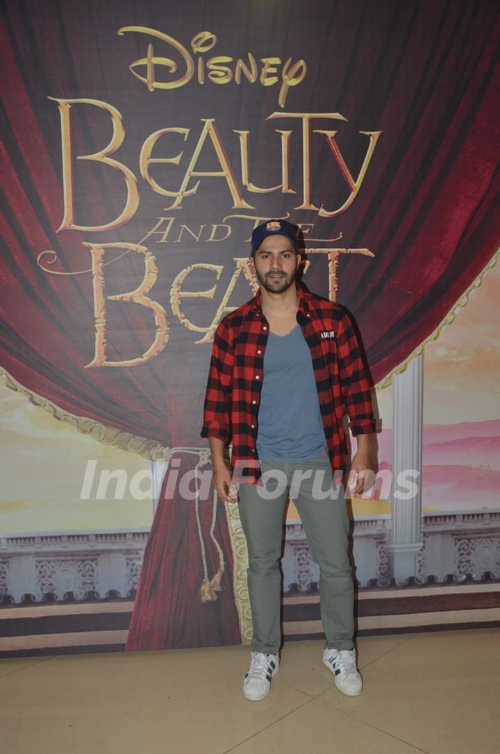 Varun Dhawan at Special Screening of 'Beauty and the Beast'
