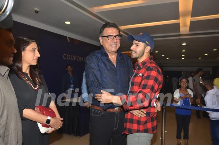 Boman Irani and Varun Dhawan at Special Screening of 'Beauty and the Beast'