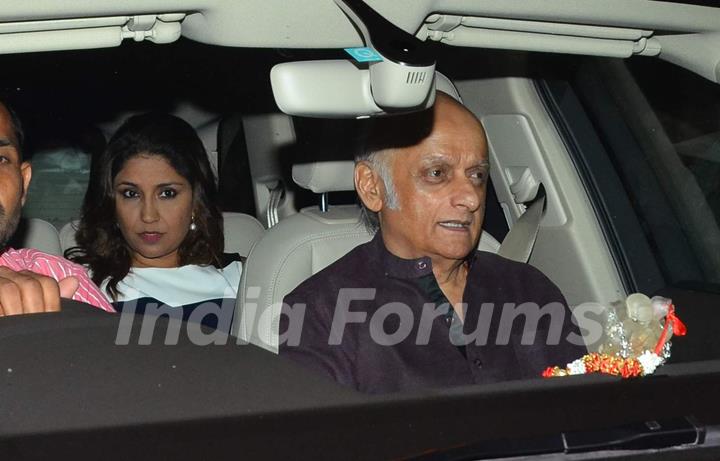 Mukesh bhatt at Shah Rukh Khan's Dinner Party for Apple CEO TIM Cook