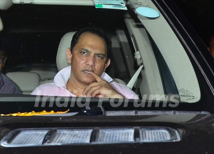 Cricketer Md. Azharuddin at Shah Rukh Khan's Dinner Party for Apple CEO TIM Cook