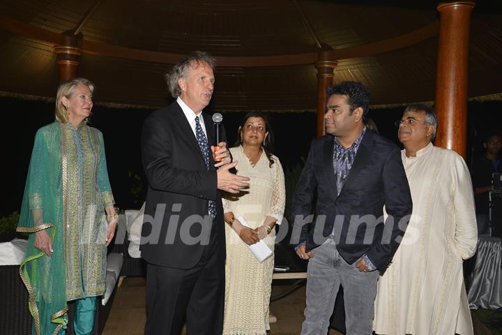 A.R. Rahman at Party Hosted by Hindujas with Berkley Institute