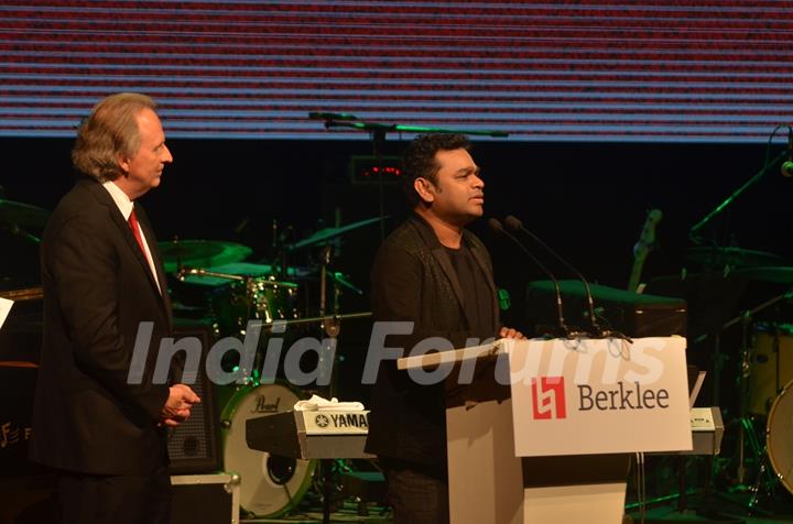 A.R. Rahman at Berklee school concert