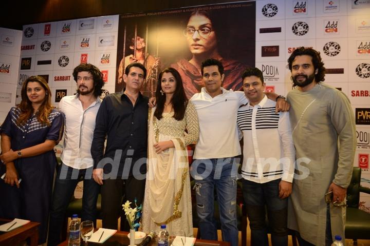 Cast of 'Sarbjit' at Press Meet