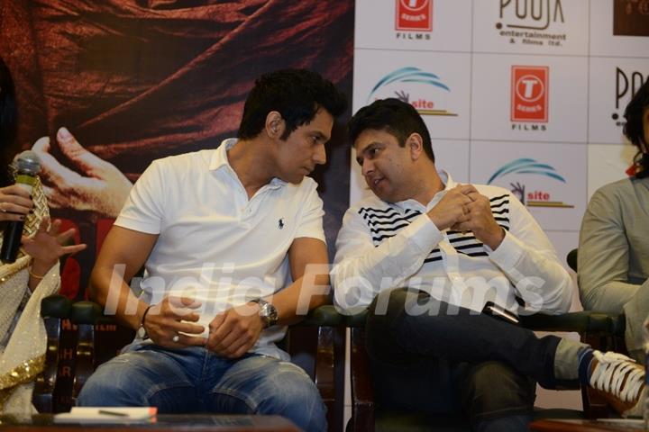 Randeep Hooda and Bhushan Kumar at Press Meet of 'Sarbjit'