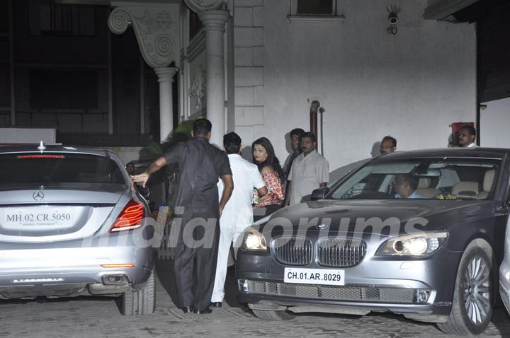 Aishwarya Rai Bachchan at Shilpa Shetty's Son 'Vivan's' 4th Birthday Celebrations