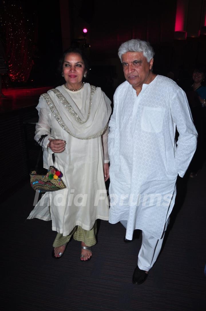 Javed Akhtar and Shabana Azmi at Raell Padamsee Play '40 Shades of Grey'