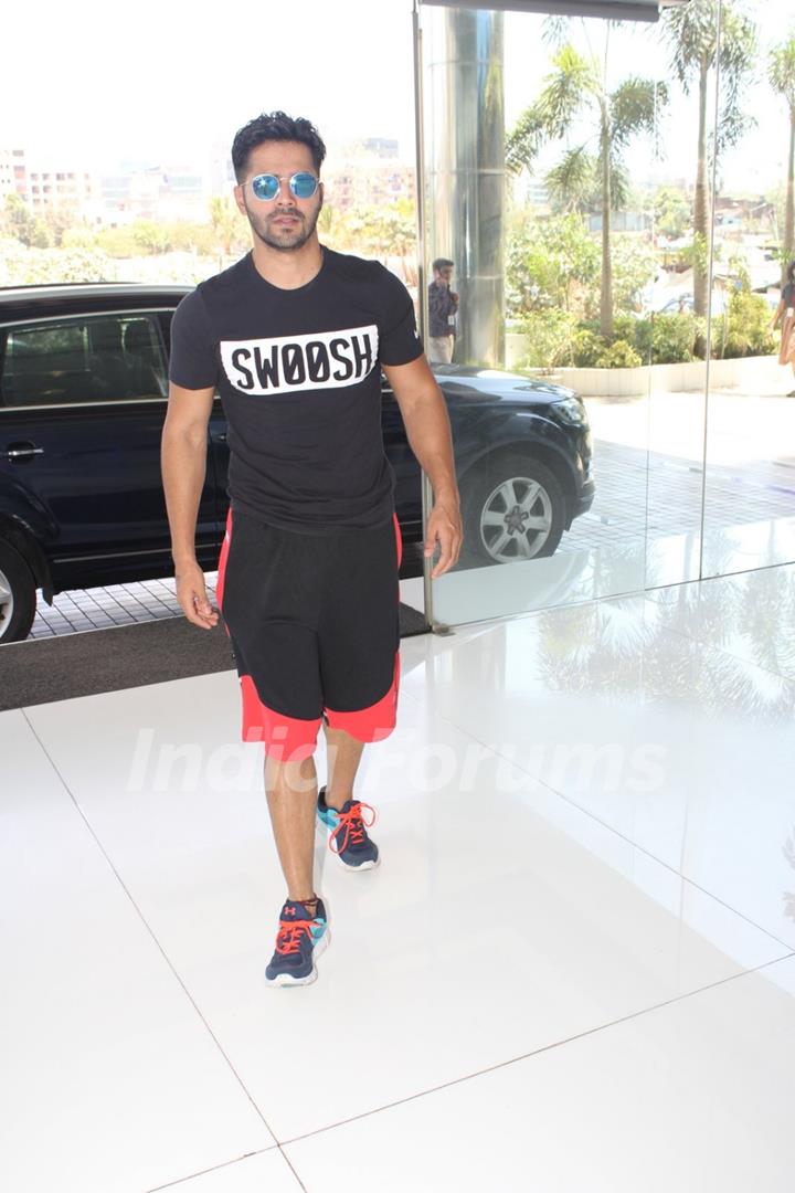 Varun Dhawan at Sajid Nadiadwala's Office!