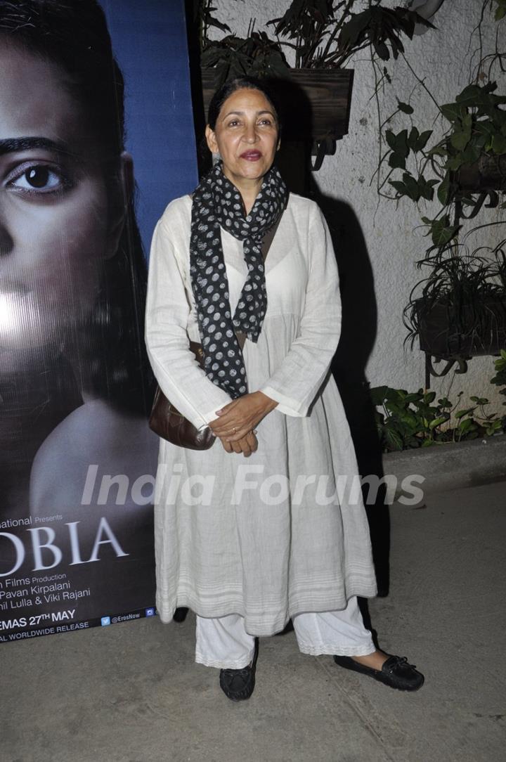 Deepti Naval at Special Screening of 'Phobia'