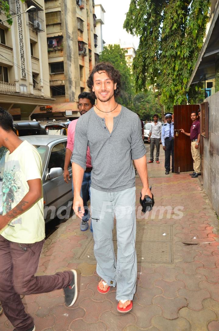 Tiger Shroff Snapped in Bandra