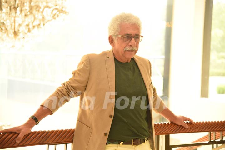 Naseeruddin Shah at Press Meet of the film 'Waiting'