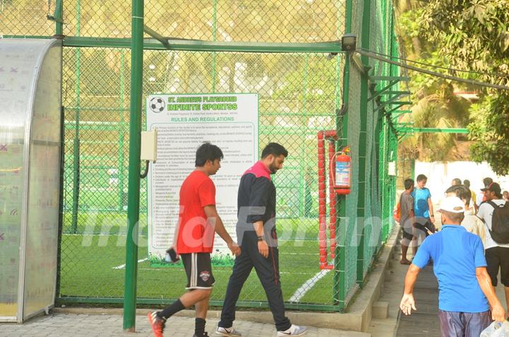 Abhishek Bachchan Snapped Post Soccer Match