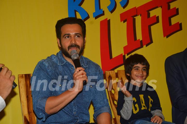 Emraan Hashmi and Son Ayaan Launch their Book 'The Kiss Of Life'