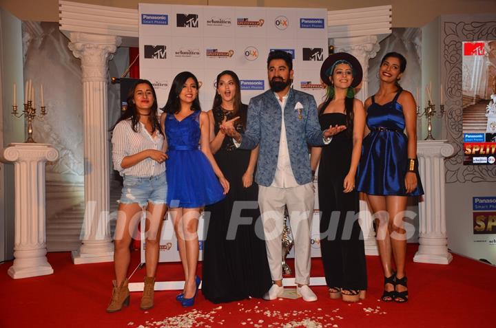 Rannvijay Singh and Sunny Leone at Launch of 'MTV  'Splits Villa Season 9'