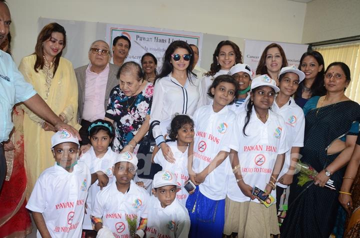 Juhi Chawla at 'No Tobacco Day' Event Organised by Pawan Hans Ltd.