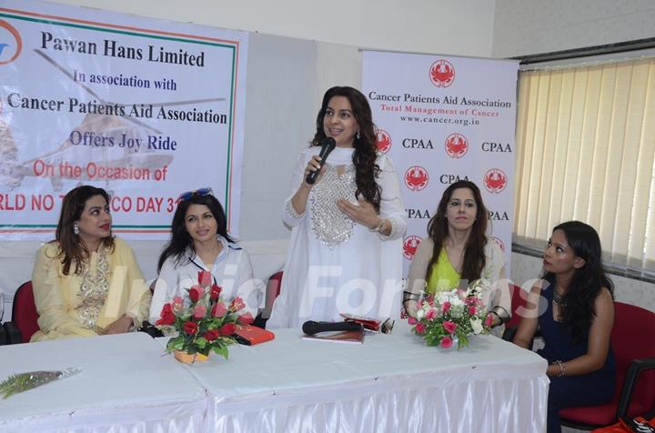 Juhi Chawla at 'No Tobacco Day' Event Organised by Pawan Hans Ltd.