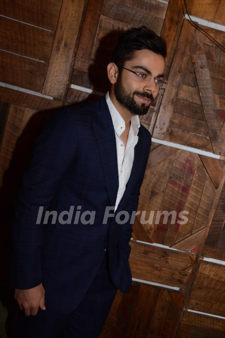 Virat Kohli in Mayyur Girotra for a Book Launch in Delhi