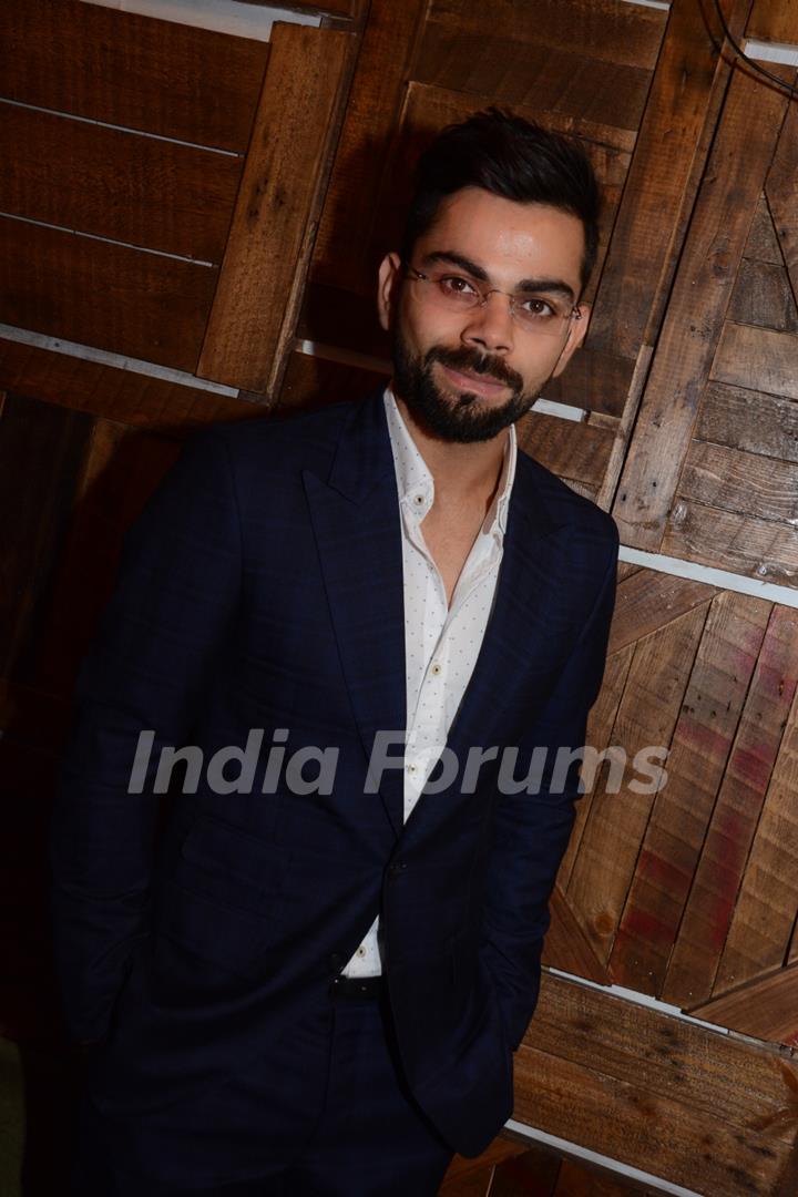 Virat Kohli Looks dapper in Mayyur Girotra for a Book Launch in Delhi