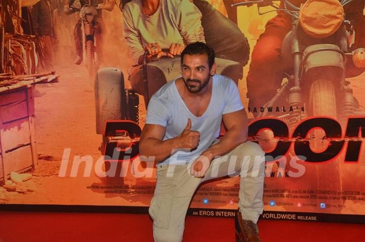 John Abraham at Trailer Launch of 'DISHOOM'