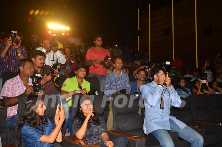 Abhishek Bachchan Captures Moments from Press Meet of 'Housefull 3'along with the Media