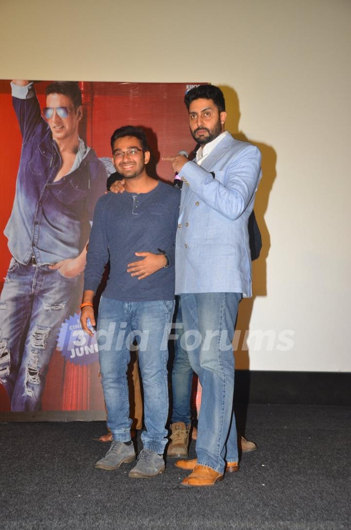 Abhishek Bachchan at Press Meet of 'Housefull 3'