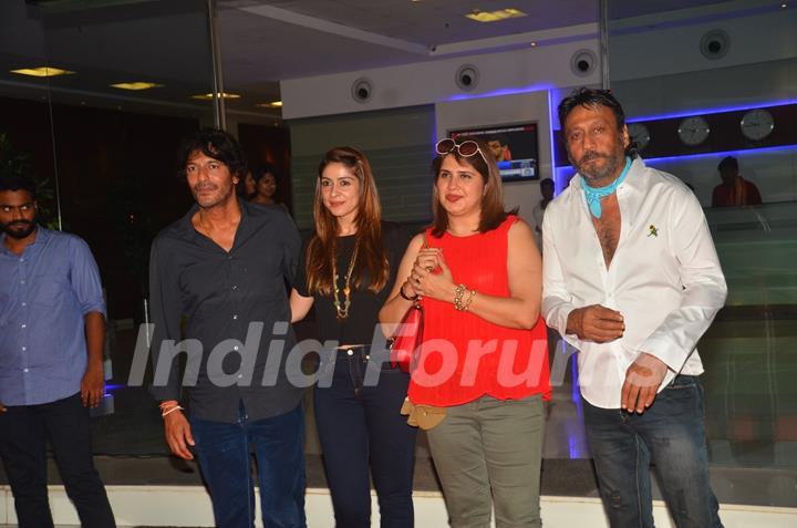 Chunky Pandey & Jackie Shroff at Sajid Nadidadwala's Bash for 'Housefull 3'