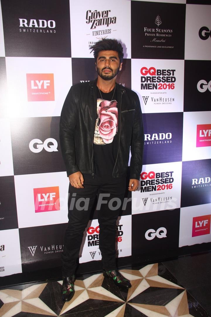 Arjun Kapoor Grace the 'GQ Best Dressed Men 2016' Event