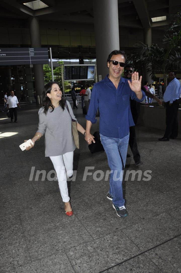 Vidhu Vinod Chopra Snapped at Airport