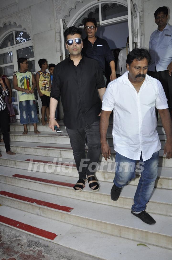 Karan Johar at Vikas Mohan's Prayer Meet