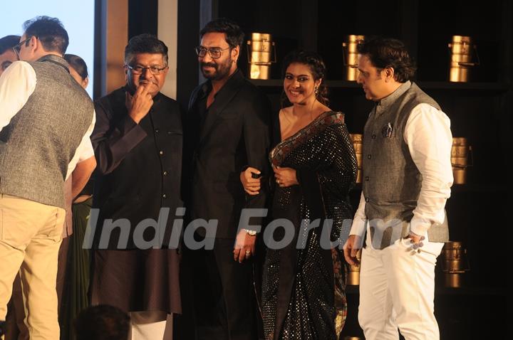 Ajay Devgn- Kajol and Govinda at Swabhimaan Mumbaikar Event