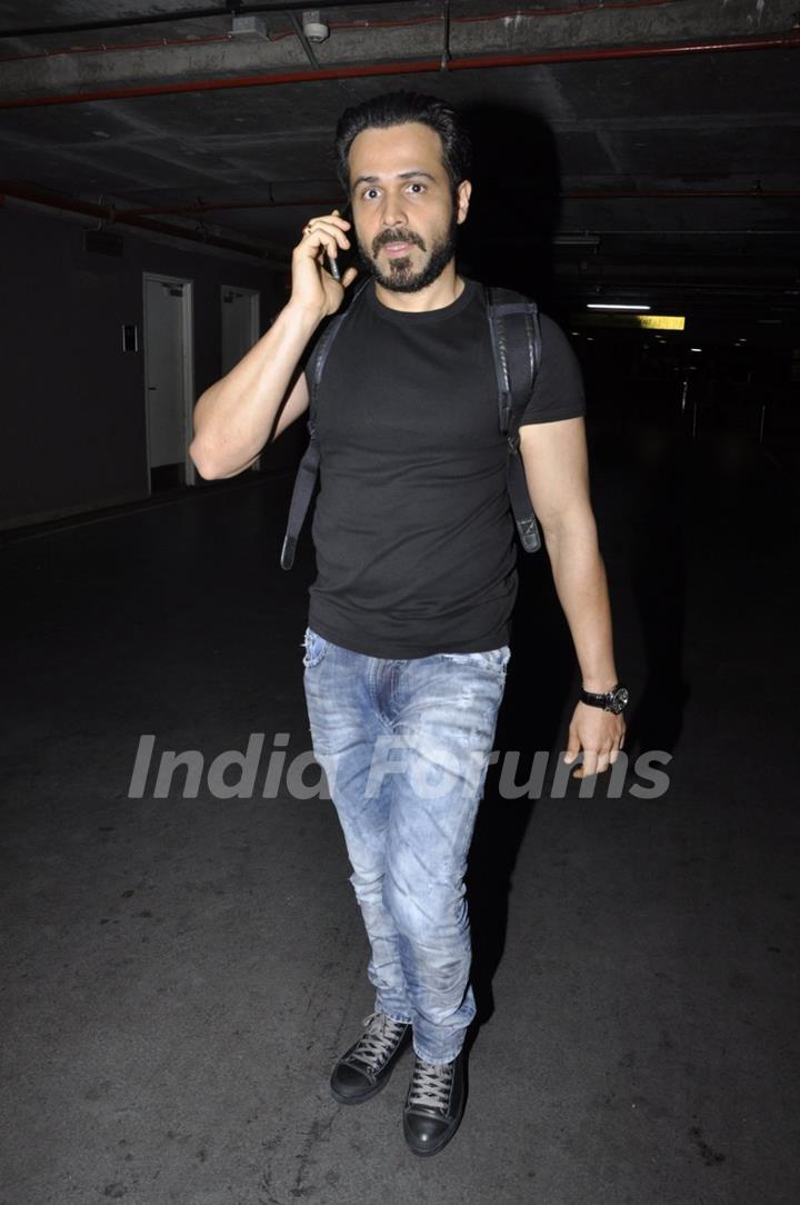 Emraan Hashmi Snapped at Airport