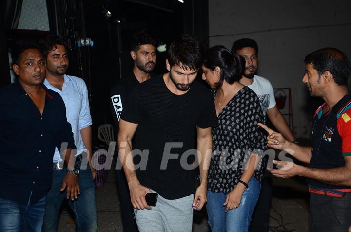 Shahid Kapoor Snapped at Mehboob Studio