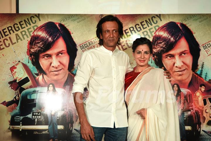 Kay Kay Menon and Kirti Kulhari at Trailer Launch of Movie San' Pachattar