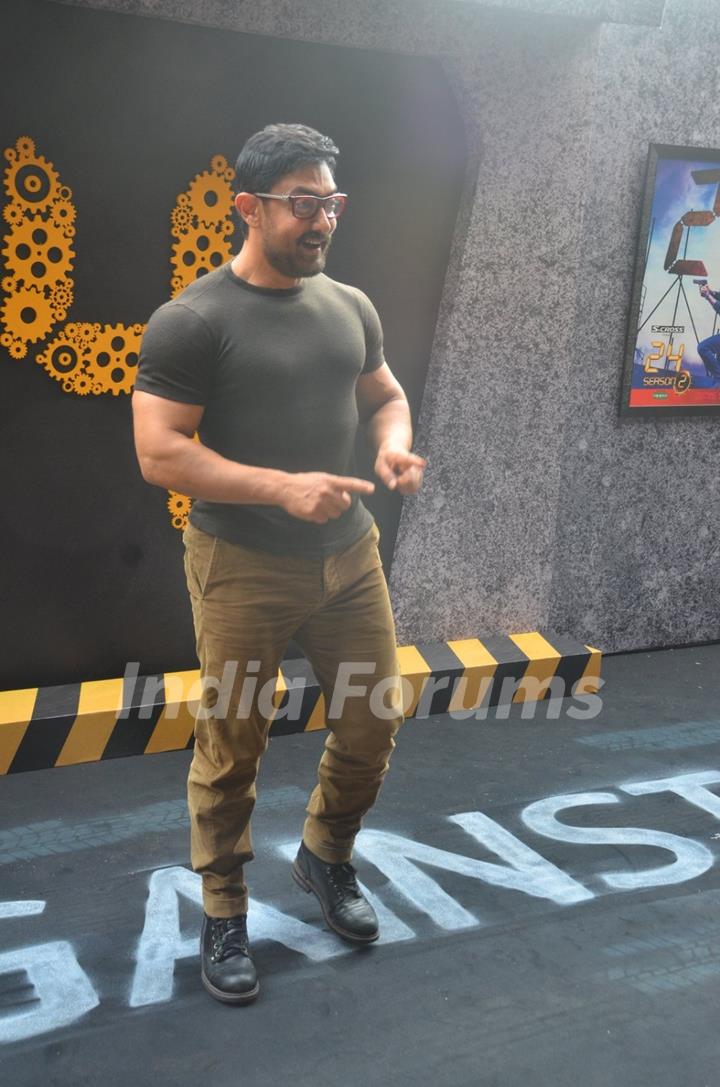 Aamir Khan at Launch of '24 Season 2'