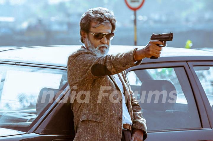 A Still of Rajinikanth from Kabali