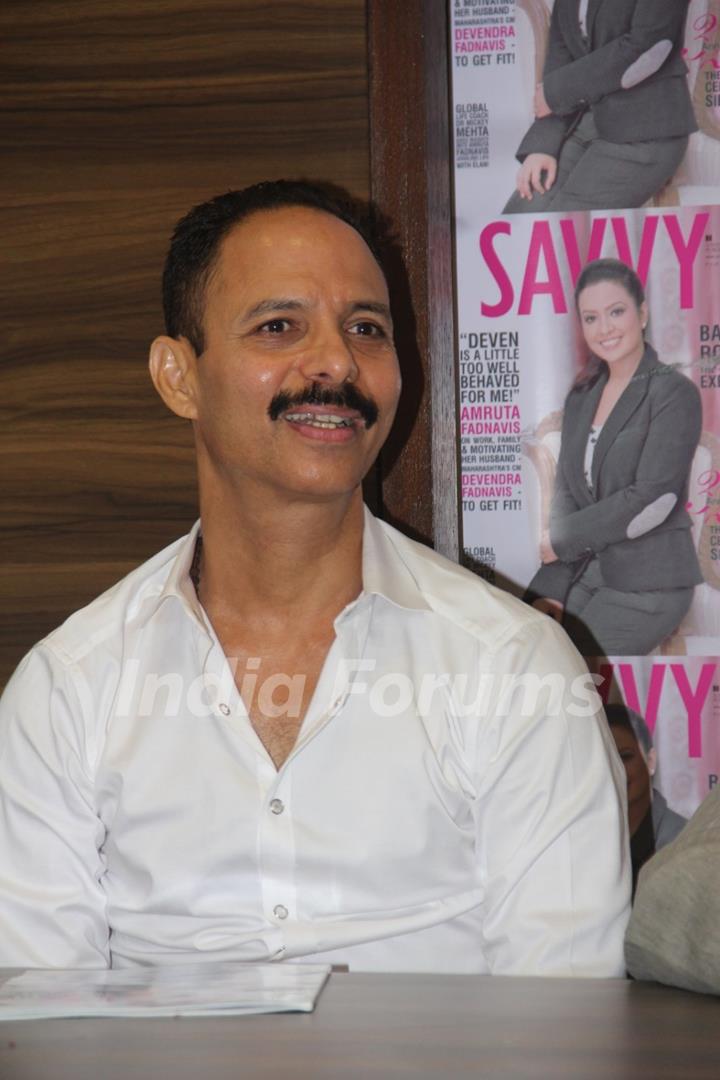 Mickey Mehta at launch of SAVVY magazine!