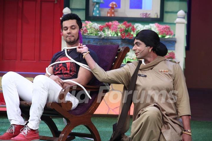 Randeep Hooda at Promotions of 'Do Lafzon Ki Kahani' on The Kapil Sharma Show