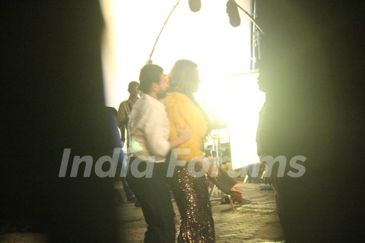 Saif Ali Khan Snapped shooting for his upcoming movie!