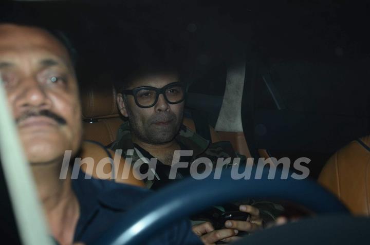 Karan Johar at Special Screening of Marathi film 'Sairat'