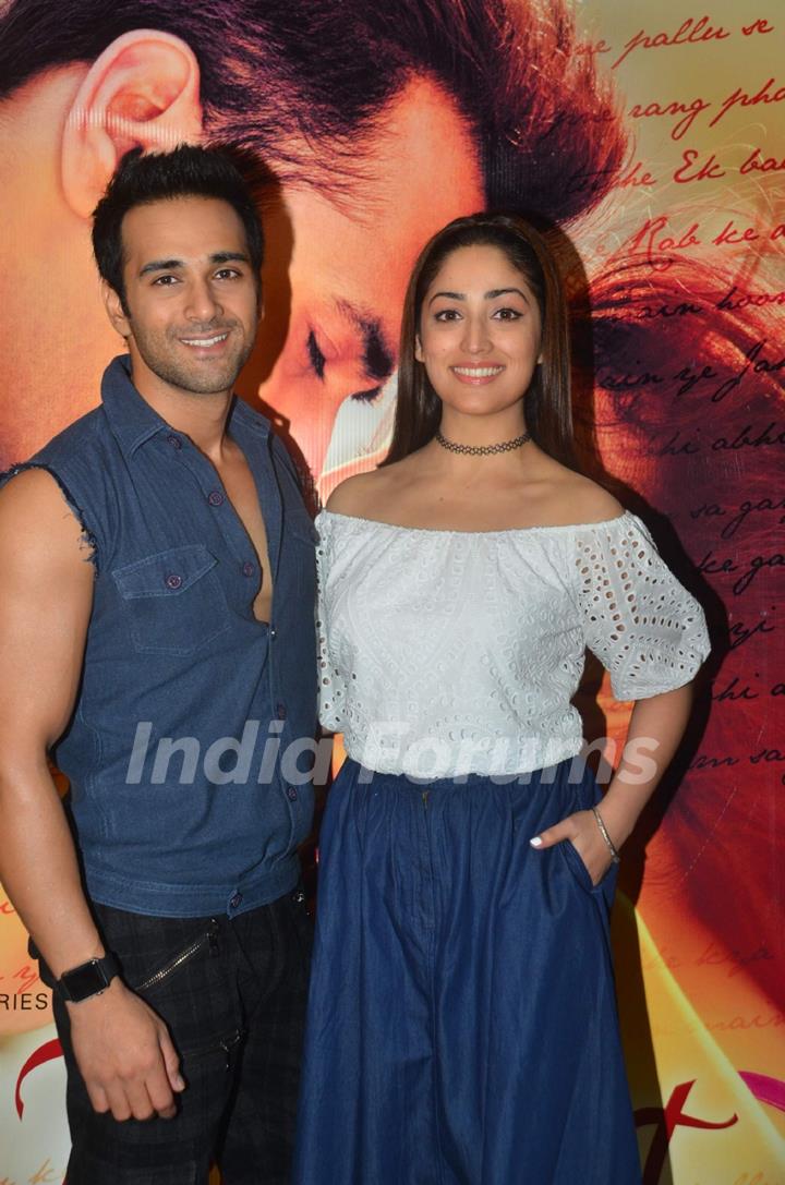 Pulkit Samrat & Yami Gautam at Promotion of film 'Junooniyat'