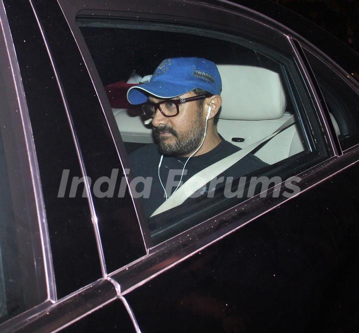 Aamir Khan at Karan Johar's Residence