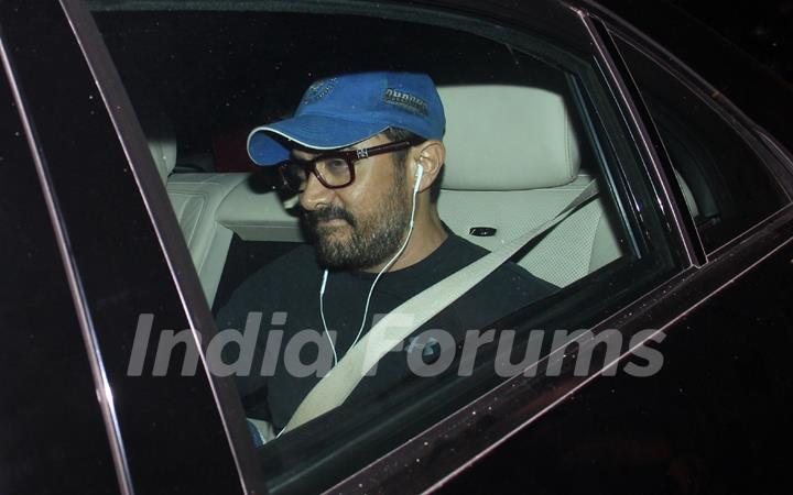 Aamir Khan & Alia Bhatt at Karan Johar's Residence