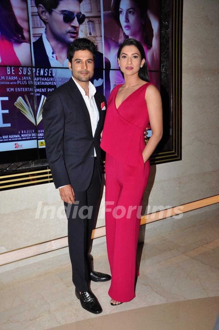 Rajeev Khandelwal and Gauahar Khan at Trailer Launch of film 'Fever'
