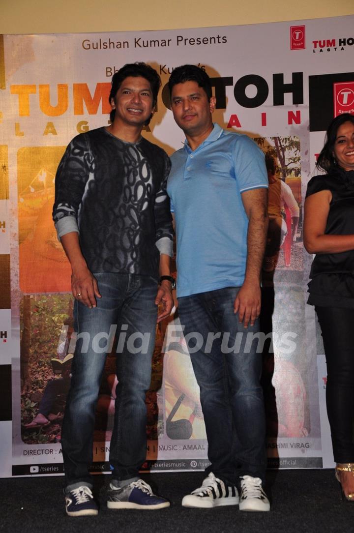 Shaan & Bhushan Kumar at Launch of the Song 'Tum Ho To Lagta Hain'