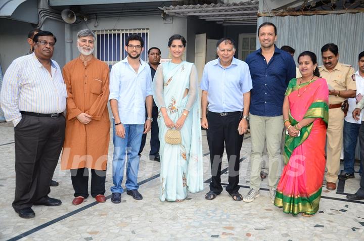 Sonam Kapoor Pays Tribute to Neerja Bhanot at a School Event