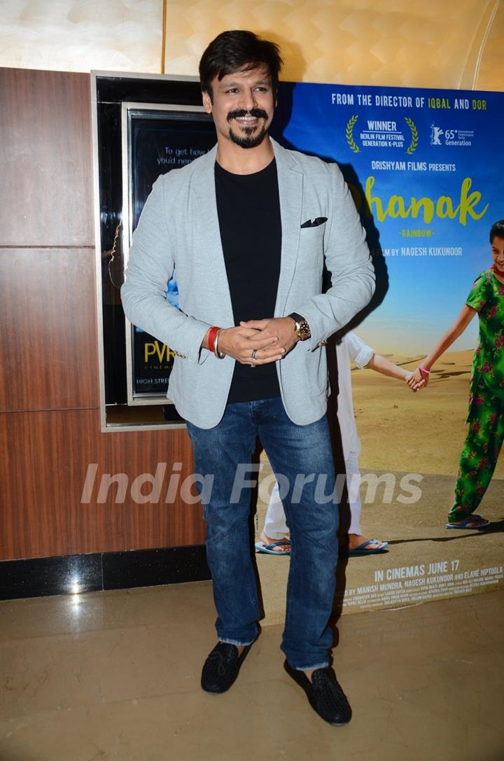Vivek Oberoi with at Special Screening of 'Dhanak'
