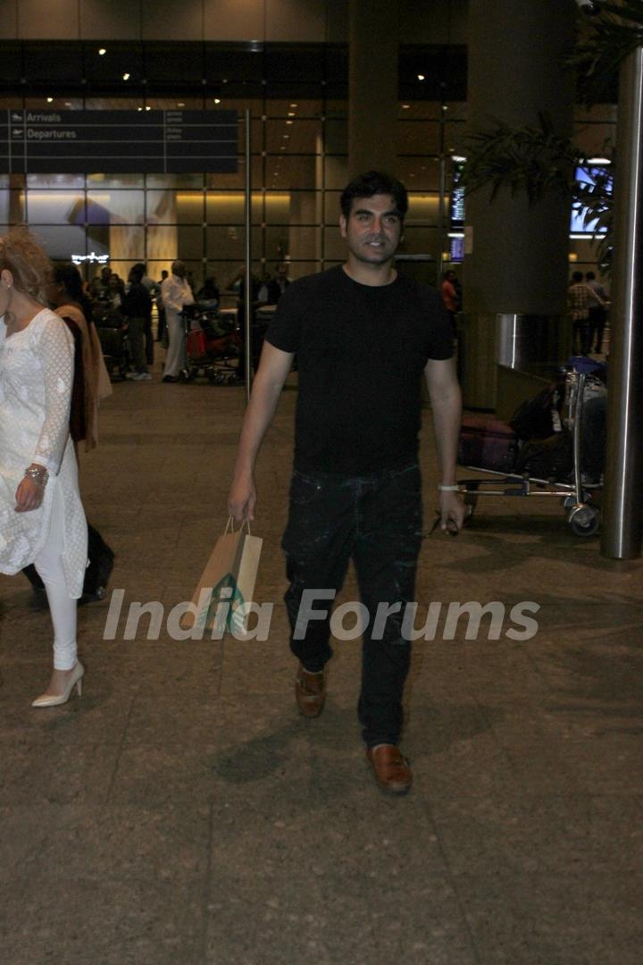 Arbaaz Khan snapped at Airport