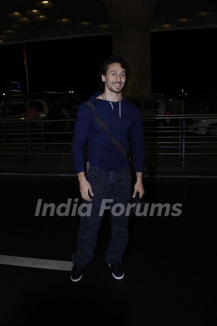 Tiger Shroff Snapped at Airport